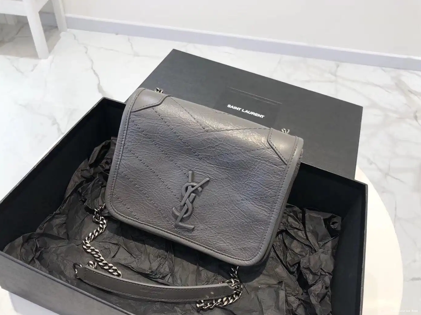 Tony Luxuries YSL NIKI WALLET CHAIN 0622